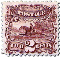 Pony Express Stamp