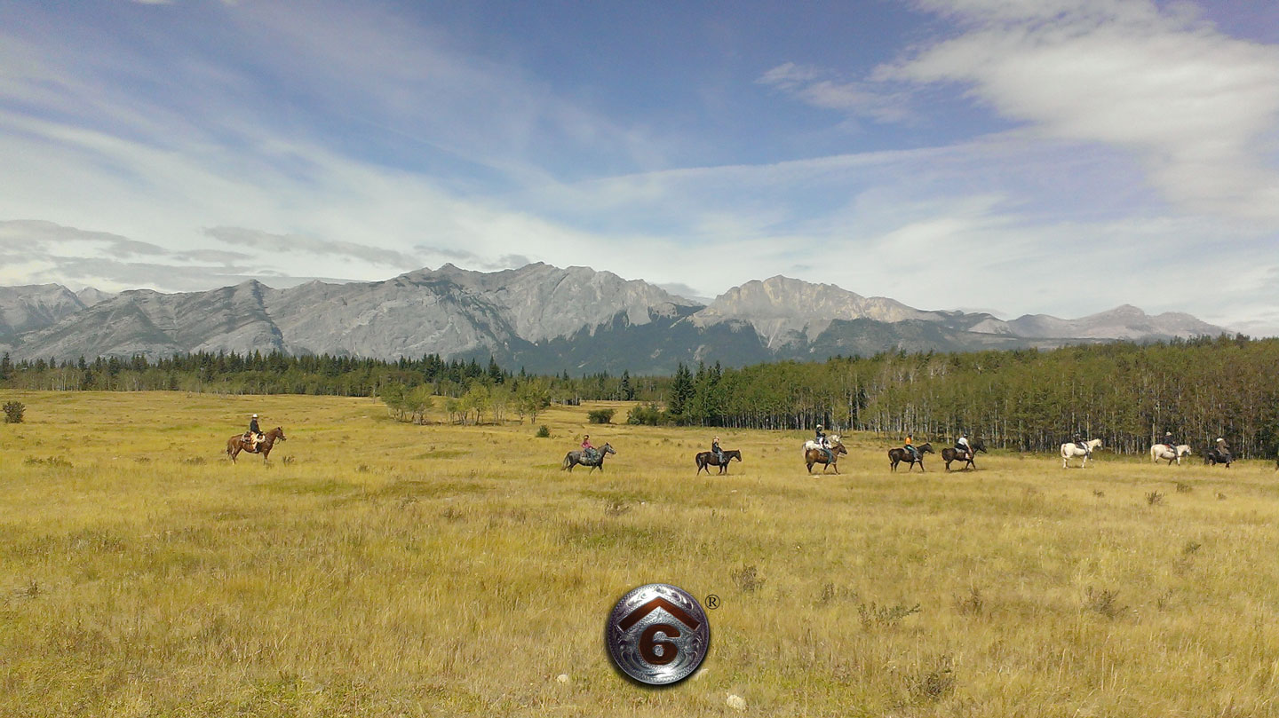 A Glorious Summer Day Horseback Ride At The Cowley's Rafter Six® Ranch!